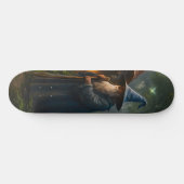 The ancient forest wizard 8.125 skateboard deck (Horizontal)