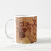 "The Ancients", Sego Canyon Utah Pictograph Kaffeetasse (Links)