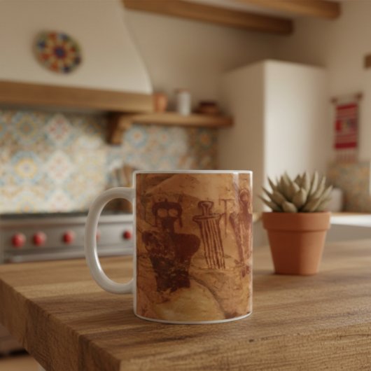 "The Ancients", Sego Canyon Utah Pictograph Kaffeetasse