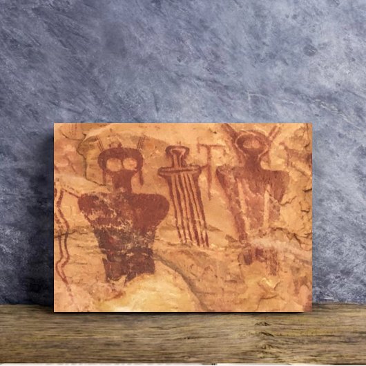"The Ancients", Sego Canyon Utah Pictograph Leinwanddruck