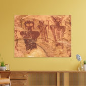 "The Ancients", Sego Canyon Utah Pictograph Leinwanddruck (Insitu (Wohnzimmer))