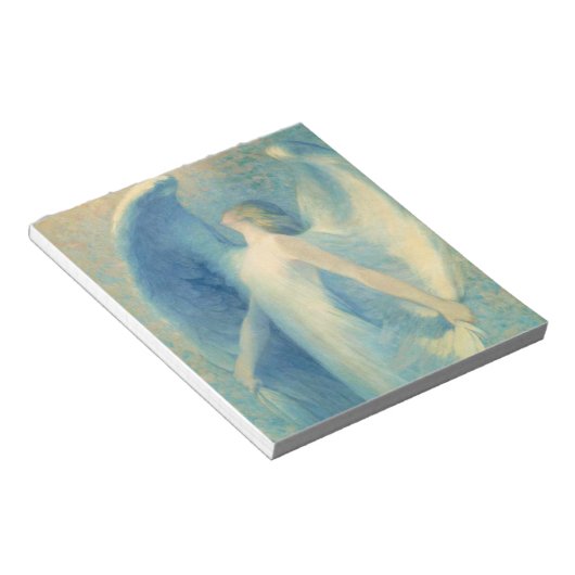 The Angel by William Baxter Closson Notizblock (angewinkelt)