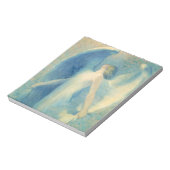 The Angel by William Baxter Closson Notizblock (Rotiert)