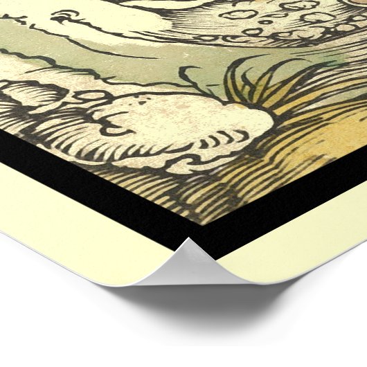 The Angel With The Key by Albrecht Dürer Poster (Ecke)