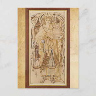 The Angels of the Hierarchy Thrones von Burne-Jone Postkarte