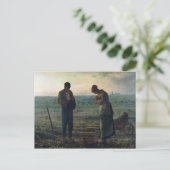 The Angelus, 1857-59 Postkarte (Stehend Vorderseite)