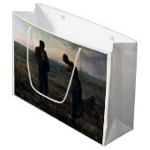 The Angelus, Jean-Francois Millet, 1857-1859 Große Geschenktüte (Vorderseite Schrägansicht)