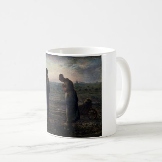 The Angelus, Jean-Francois Millet, 1857-1859 Kaffeetasse (VorderseiteRechts)