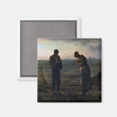 The Angelus, Jean-Francois Millet, 1857-1859 Magnet (Vorderseite/Rückseite)