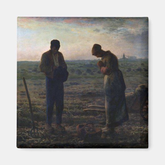 The Angelus, Jean-Francois Millet, 1857-1859 Magnet (Vorne)