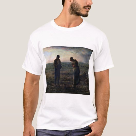 The Angelus, Jean-Francois Millet, 1857-1859 T-Shirt (Vorderseite)