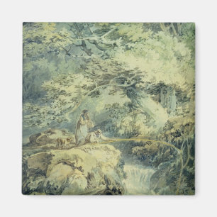 The Angler, 1794 (mit Grafit auf Papier) Magnet