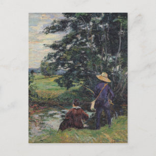 The Anglers, c.1885 Postkarte