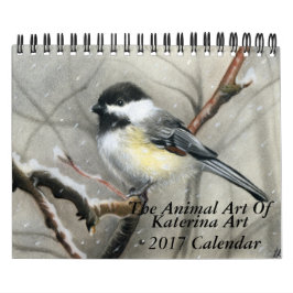 The Animal Art of Katerina Art 2017 Wandkalender
