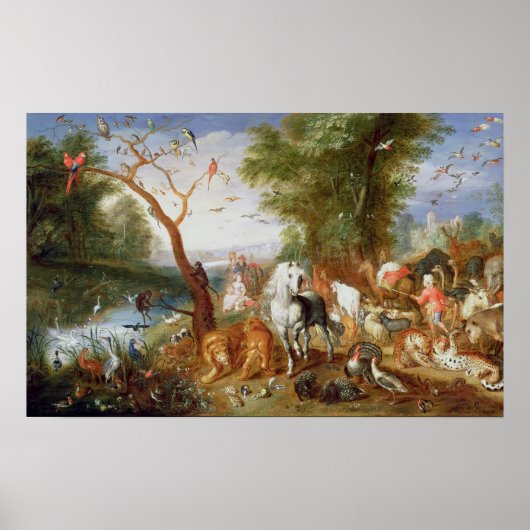 The Animals entering Noah's Ark Poster (Vorne)