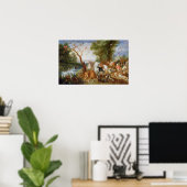The Animals entering Noah's Ark Poster (Heimbüro)