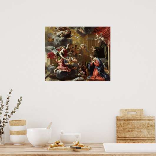 The Annunciation, 1651-52 Poster (Küche)