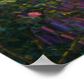 The Annunciation by John William Waterhouse Poster (Ecke)