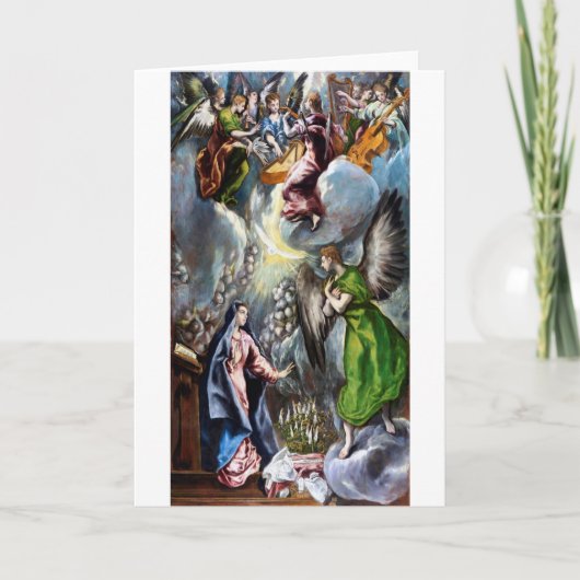 The Annunciation, El Greco, 1597-1600 Karte (Vorderseite)