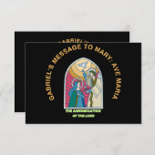 The Annunciation of the Lord Dankeskarte (Vorne/Hinten)