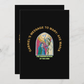 The Annunciation of the Lord Einladung (Vorne/Hinten)