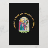 The Annunciation of the Lord Einladung (Vorderseite)