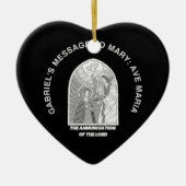 The Annunciation of the Lord Keramik Ornament (Vorne)