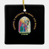 The Annunciation of the Lord Keramikornament (Vorderseite)