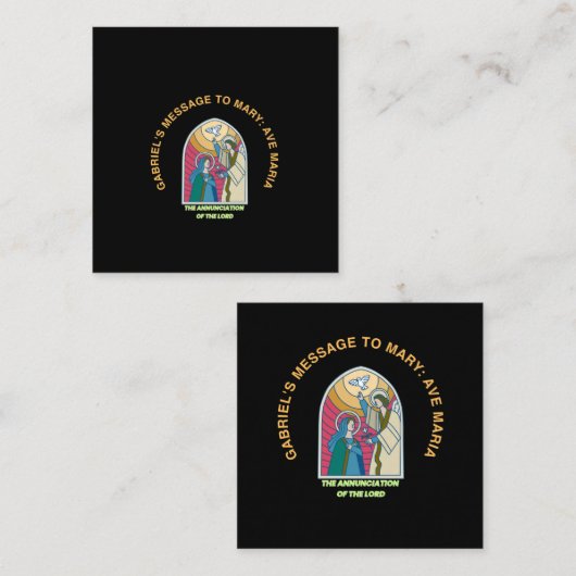 The Annunciation of the Lord Mitteilungskarte (Vorne/Hinten)