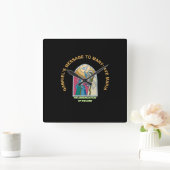 The Annunciation of the Lord Quadratische Wanduhr (Zuhause)