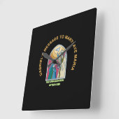 The Annunciation of the Lord Quadratische Wanduhr (Winkel)