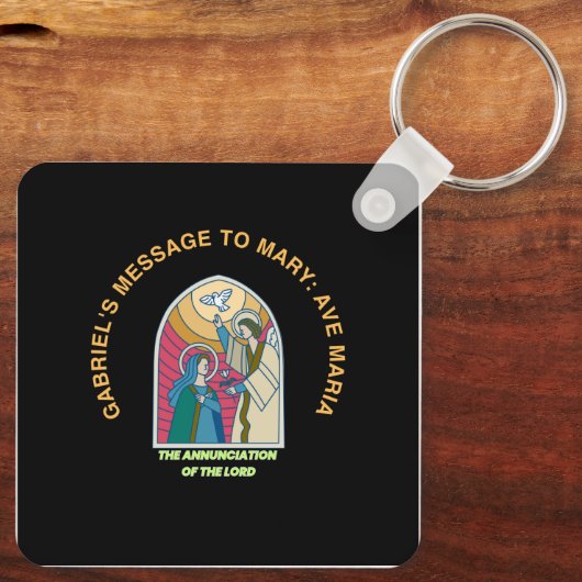 The Annunciation of the Lord Schlüsselanhänger (Rückseite)