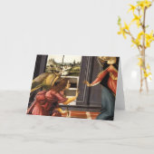 The Annunciation - Sandro Botticelli Karte (Gelbe Blume)