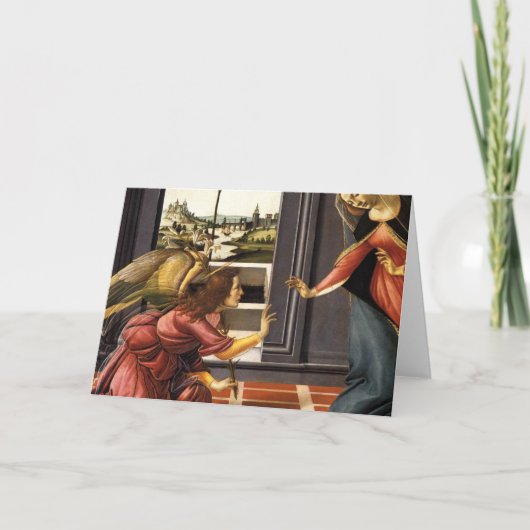 The Annunciation - Sandro Botticelli Karte (Vorderseite)