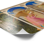 The Annunitation by Fra Angelico Fotodruck (Ecke)
