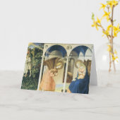 The Annunitation by Fra Angelico Karte (Gelbe Blume)