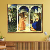 The Annunitation by Fra Angelico Leinwanddruck (Insitu (Wohnzimmer))