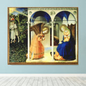 The Annunitation by Fra Angelico Leinwanddruck (Insitu (Holzboden))