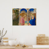 The Annunitation by Fra Angelico Poster (Küche)