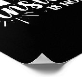 The Answer Is Nope  Poster (Ecke)