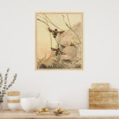 THE ANTHRAX FLY - Insektenbuch-Illustration Poster (Küche)