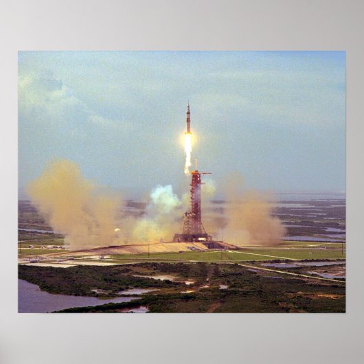 The Apollo Soyuz Test Project Saturn IB Launch Poster (Vorne)