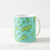 The Apostle Islands Map Mug Kaffeetasse (VorderseiteRechts)