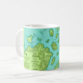 The Apostle Islands Map Mug Kaffeetasse (Vorderseite Links)