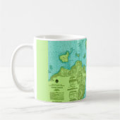 The Apostle Islands Map Mug Kaffeetasse (Links)
