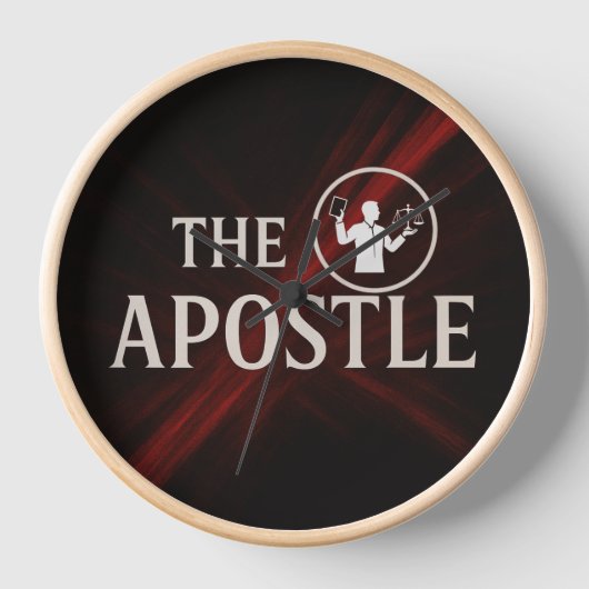 The Apostle - Wall Clock (Göttliche Zeitausgabe) Uhr (Vorderseite)