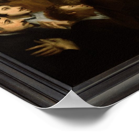 The Apparition of the Virgin, 1665 Poster (Ecke)