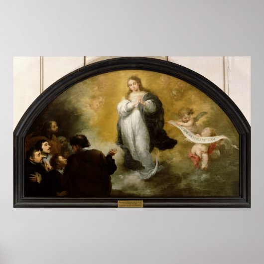 The Apparition of the Virgin, 1665 Poster (Vorne)