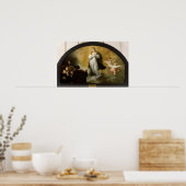 The Apparition of the Virgin, 1665 Poster (Küche)