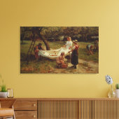 The Apple Gatherers, 1880 Leinwanddruck (Insitu (Wohnzimmer))